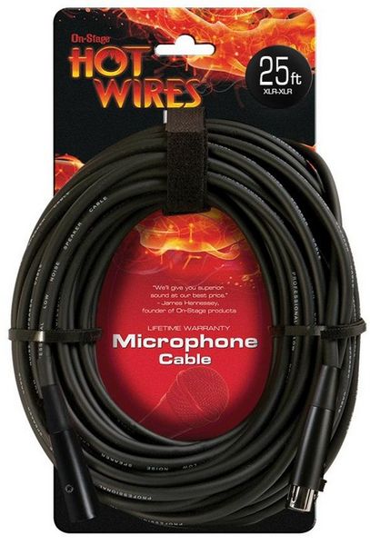 On Stage MC12-25 Hot Wires Microphone Cable - 7m