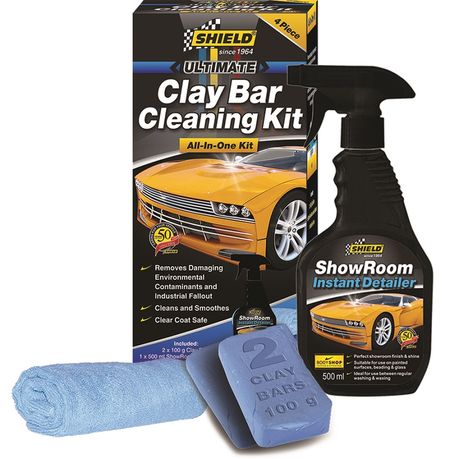 Shield - Clay Bar Cleaning Kit - CrazyDetailer - Removes Industrial Fallout.