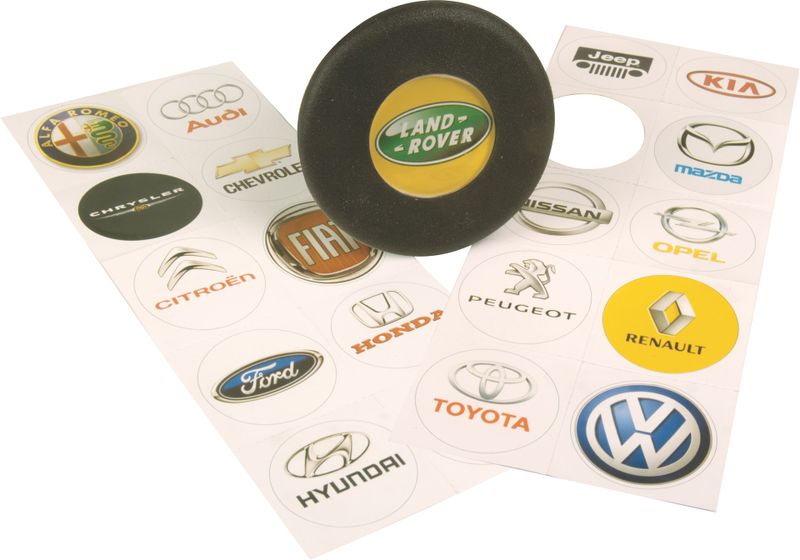 Moto Quip Windscreen Licence Disc Holder - 16 Different Car Brand Logos