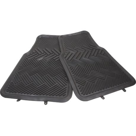 ACA Auto - Rubber Car Mat With Lip - Set of 4