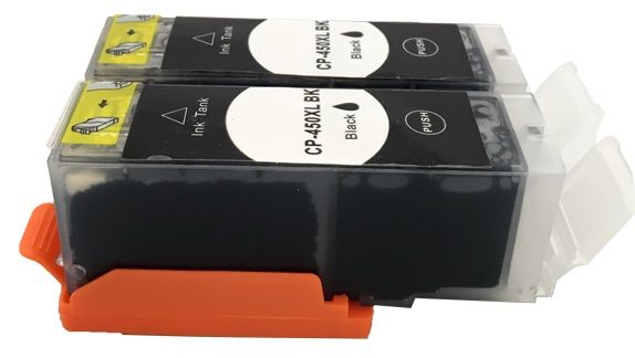 Canon 450XL / PGI-450BK Black Inkjet Cartridge Twin Pack - Compatible