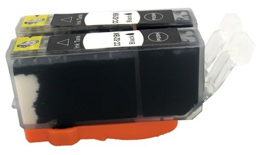 Canon 521 CLI-521BK Black Inkjet Cartridge - Twin Pack