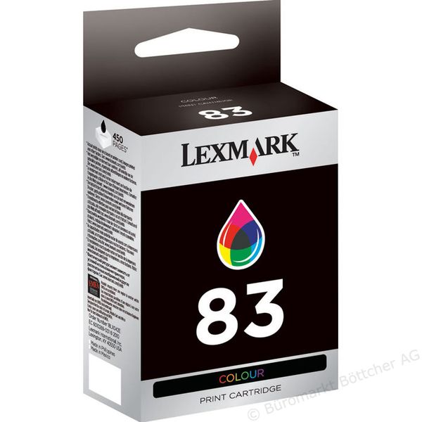 Original Lexmark 83 - 18LX042 Tri-Colour Inkjet Cartridge