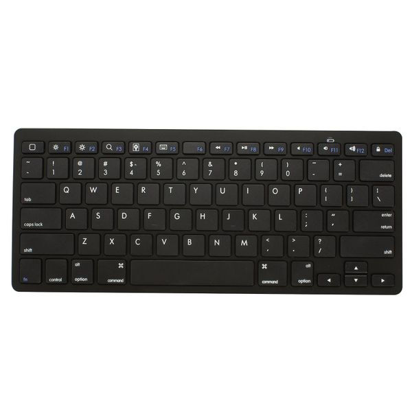 Slim Bluetooth Keyboard for Smartphones &amp; Computers - Black
