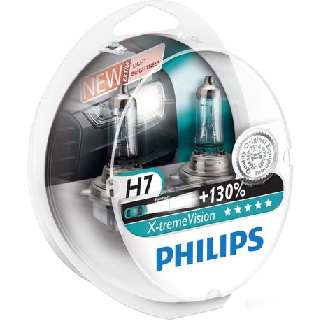 Buy H7 Philips Xtreme Vision 100% Headlights Bulbs - Made in