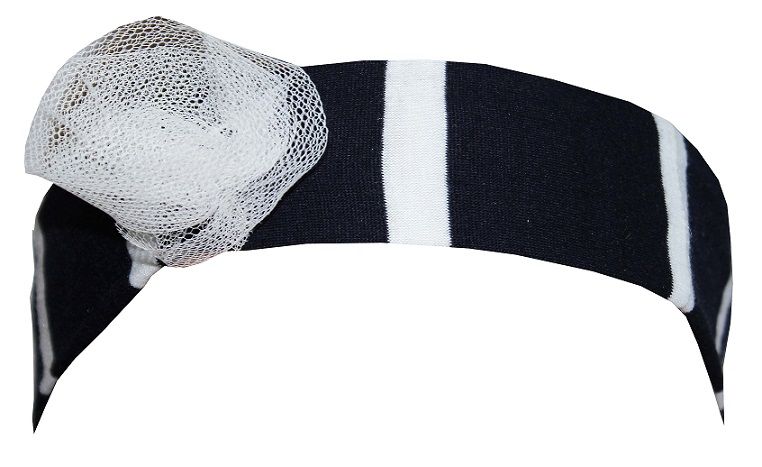 Turning Point Nautical Red Head tie - White &amp; Navy