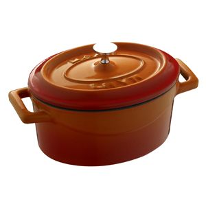 Lava Mini 0.42 Litre Oval Casserole - White