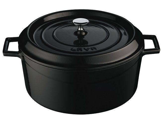 Lava 6.7 Litre Round Casserole - Red