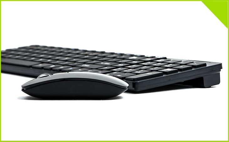 Ultra Thin 2.4Ghz Wireless Keyboard and Mouse Combo
