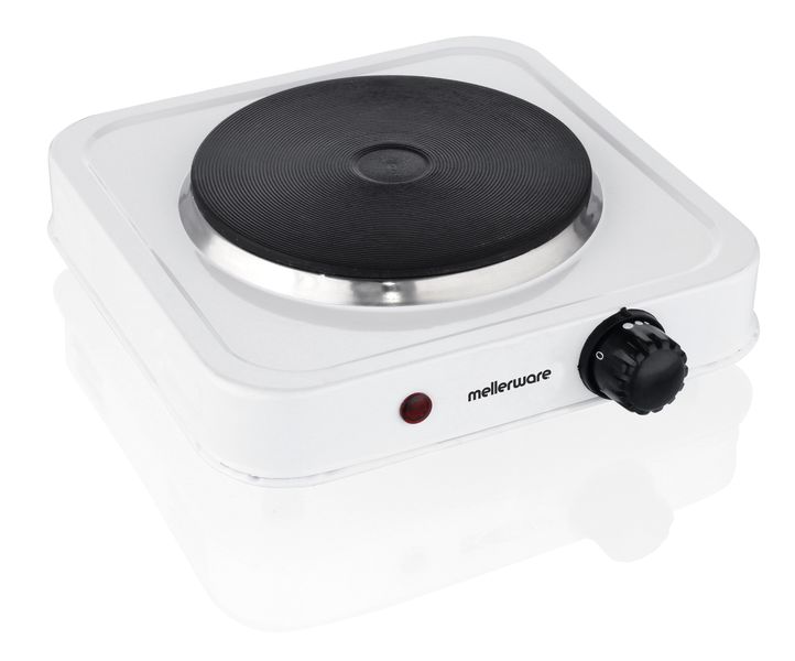 Mellerware - Helios Single Solid Hotplate - White