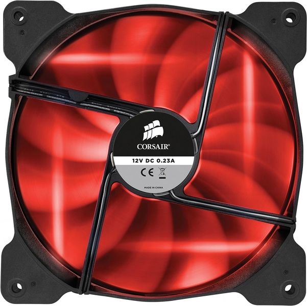 Corsair SP140 Air Series LED High Static Pressure 140mm Fan (Twin Pack) - Red