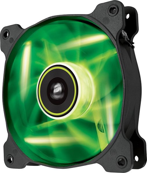 Corsair SP140 Air Series LED High Static Pressure 140mm Fan (Twin Pack) - Green