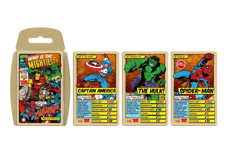 Top Trumps - Marvel Comic/Retro UK
