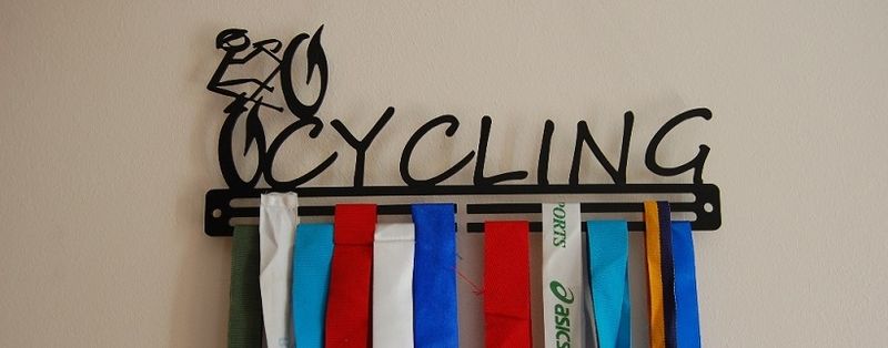 Cycling Medal Hanger - Green