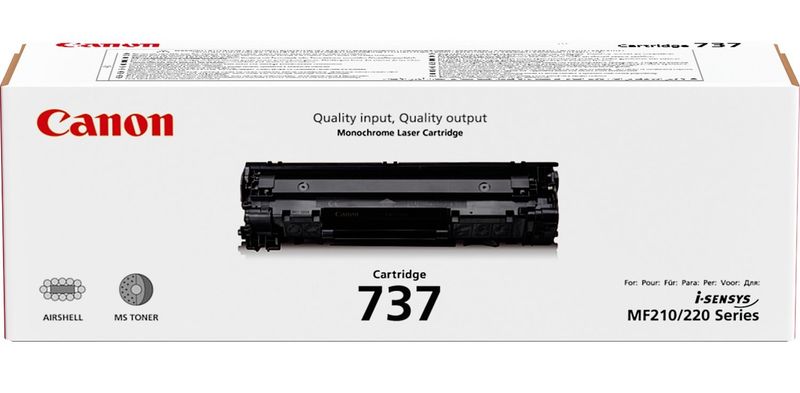 CANON 737 BLACK TONER CARTRIDGE