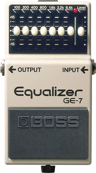 Boss GE-7 Effect Pedal - 7-Band Graphic Equaliser