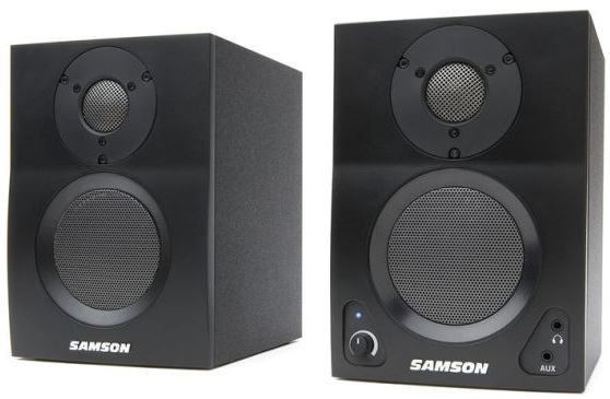 Samson MediaOne BT3 2-Way 3" Active Studio Bluetooth Monitors (Pair)