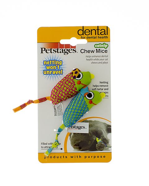 Petstages - Cat Toy Catnip Chew Mice