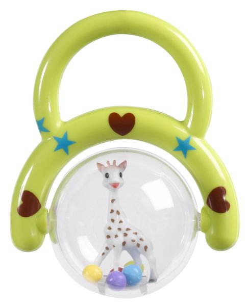 Sophie La Giraffe - Rattle with Handle - Purple