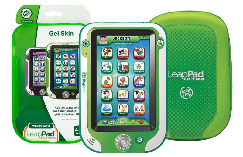 LeapPad Ultra XDi + Gel Skin + Case - Green