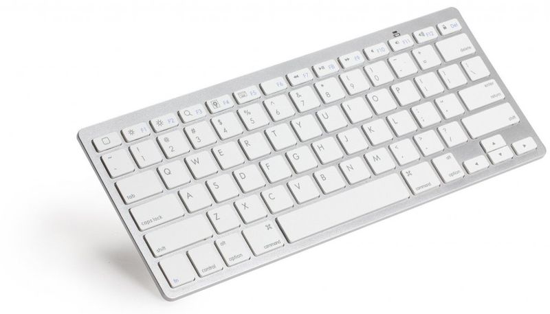 Slim Bluetooth Wireless Keyboard - Silver