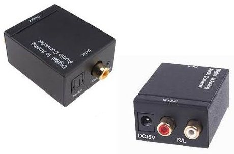 HDCabling - Digital Audio &amp; Coaxial or Optical Toslink to Analogue Stereo RCA Audio Converter