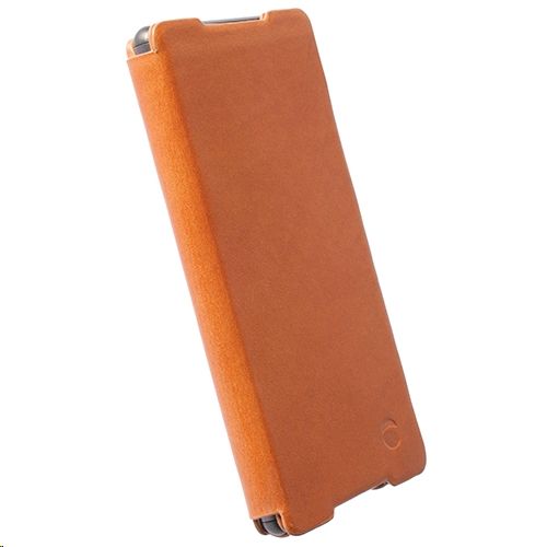 Krusell Kiruna (Leather) Flip Case for the Sony Xperia Z3 Plus - Brown