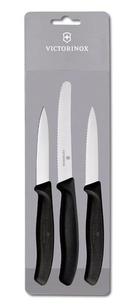 Victorinox - Classic 3 Piece Paring Set - Black