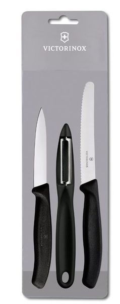 Victorinox - Classic 3 Piece Zest Set - Black