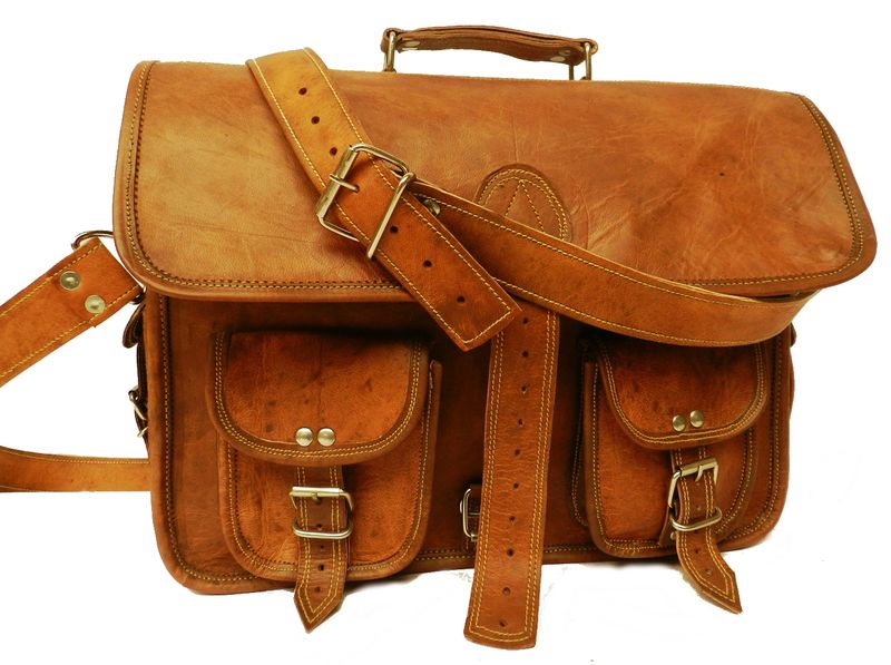 Carry &amp; Laptop Leather Bag for Business Use