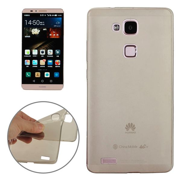 Tuff-Luv TPU Gel Case for Huawei Ascend Mate 7 - Grey