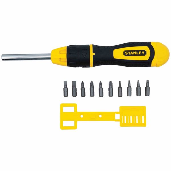Stanley - Multibit Ratchet Screwdriver + 10 Bits