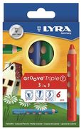 Lyra Groove Triple1 6 Colour Pencils