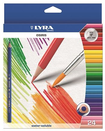 Lyra Osiris Aquarell 24 Colour Pencils + Brush