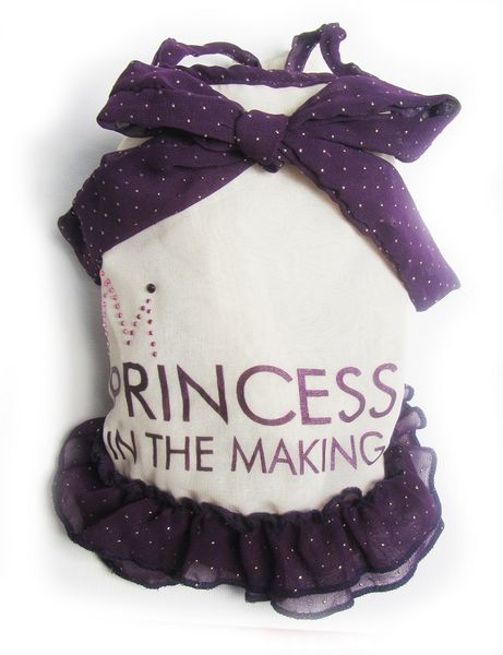 Dogs Life - Polka Princess Dress - Purple - Extra-Large