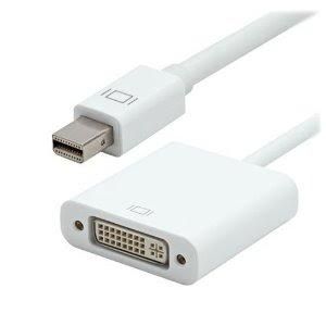 Cable Mini Display to DVI Female - White