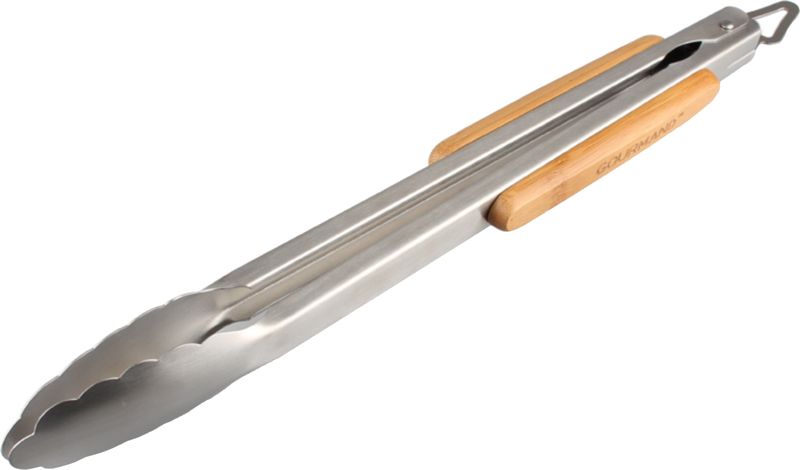 Gourmand - Stainless Steel Bamboo Braai Tong -01077