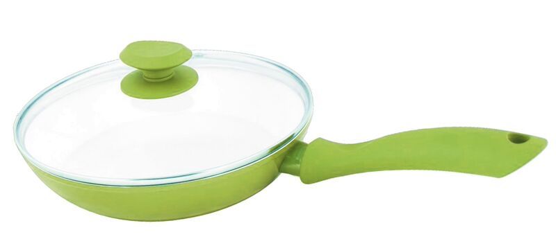 Wellberg - 28 cm Frypan With Lid - Green