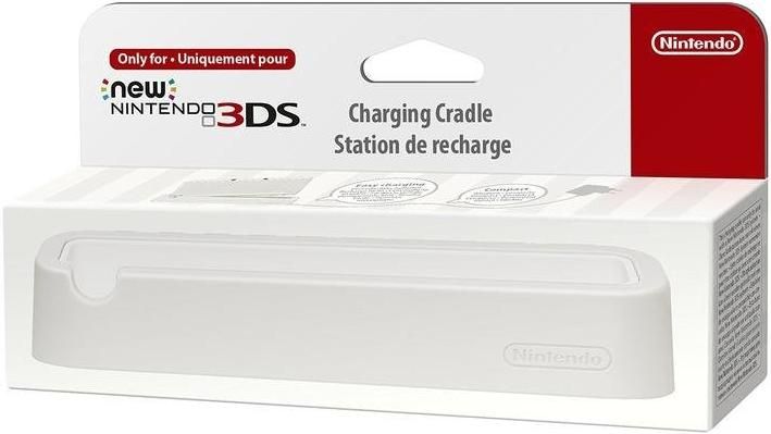 New Nintendo 3DS Charging Cradle - White (UK) /3DS
