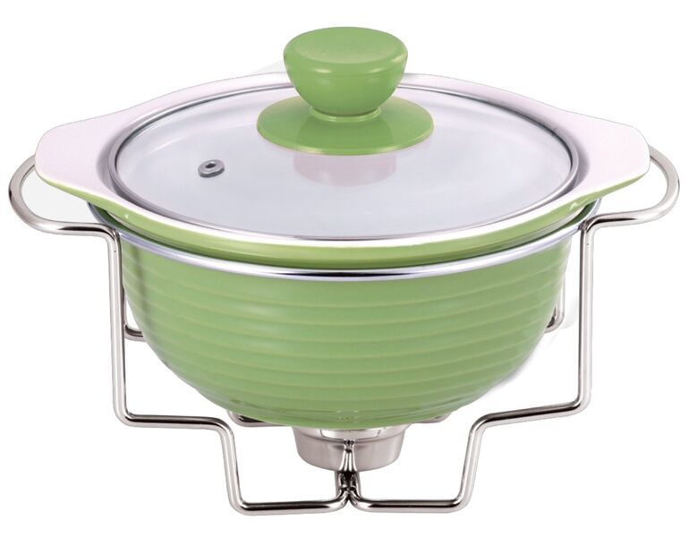 Wellberg - Round Food Warmer - Green