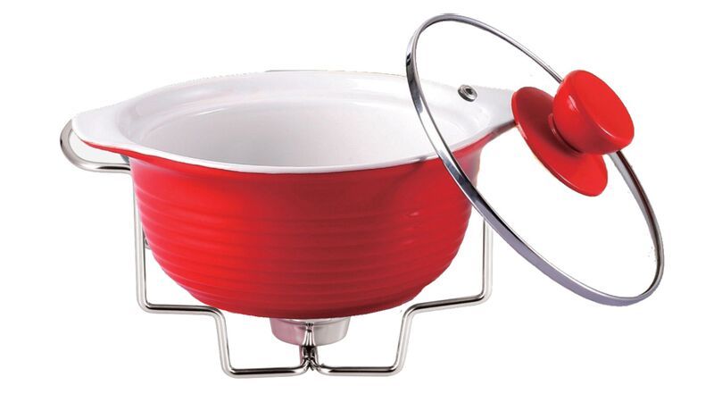 Wellberg - Round Food Warmer - Red