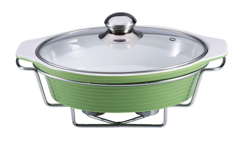 Wellberg - Oval Food Warmer - Green