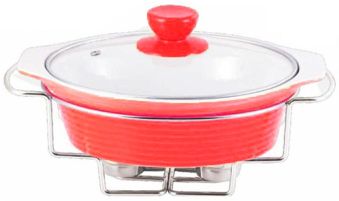 Wellberg - Oval Food Warmer - Red