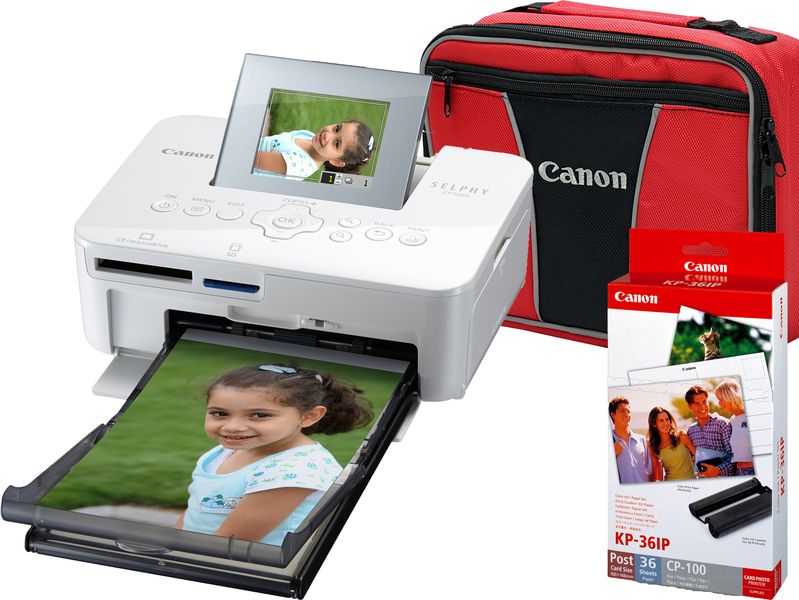 Canon Selphy CP1000 Photo Printer Bundle
