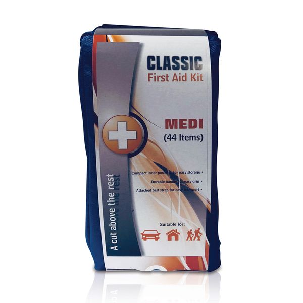 First Aid Classic Kit Medi - 44 Items