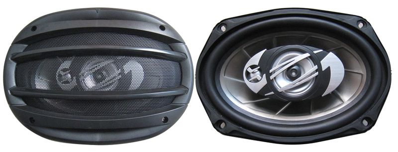 Telefunken TCS-6962 500W 3 Way 6x9 Car Speakers