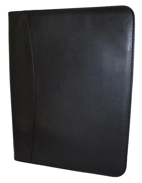 Fino SK-PF007 Faux Leather Business Folder/Organiser/Portfolio - Black