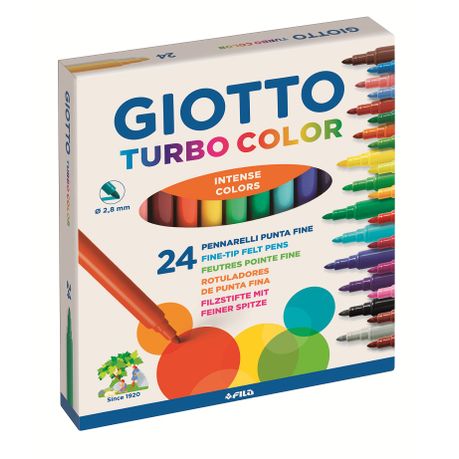 Giotto Turbo Color 24 Fine Fibre-Tip Pens, Shop Today. Get it Tomorrow!