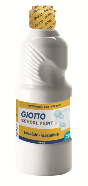 Giotto School Paint 500ml - White