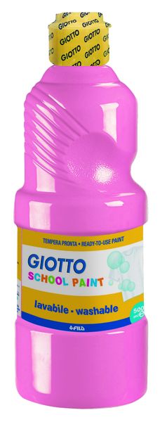 Giotto School Paint 500ml - Pink